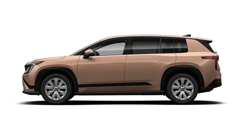 zu sehen ist ein bronse ŠKODA PEAQ